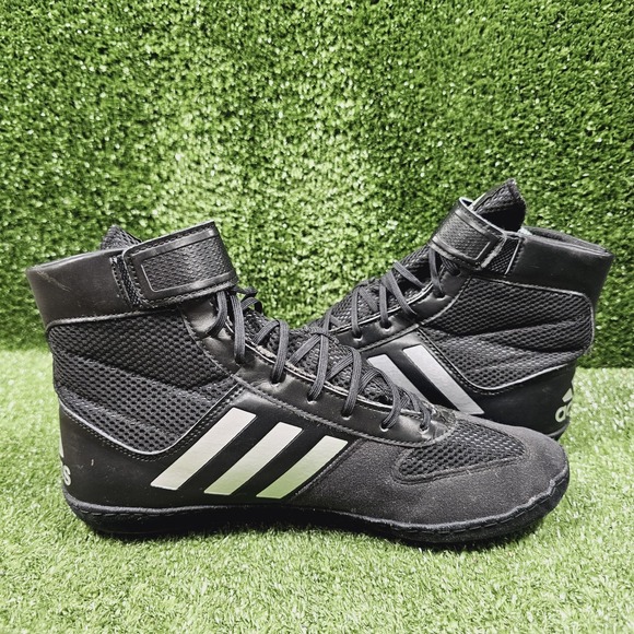 Adidas Combat Speed 5 Black Athletic Wrestling MMA Shoes Mens Size US 8 - Picture 5 of 8